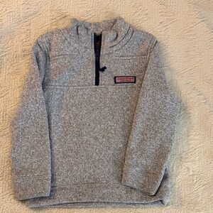 Boys 4T Vineyard Vines Heathered Gray Fleece Pullover